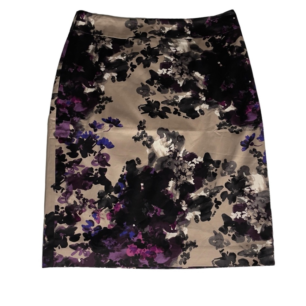 Ann Taylor Floral Pencil Skirt Size 4
